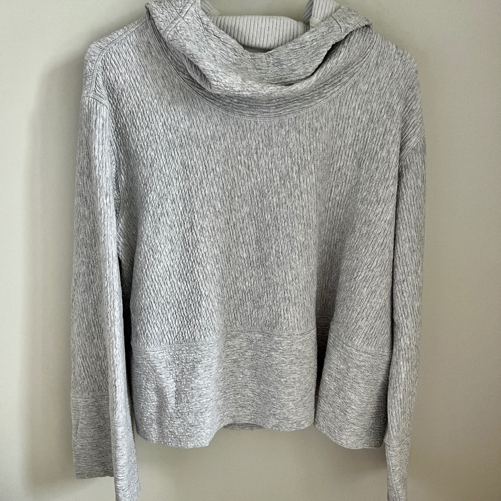 Lululemon Along The Way Textured Hoodie Size 6/8